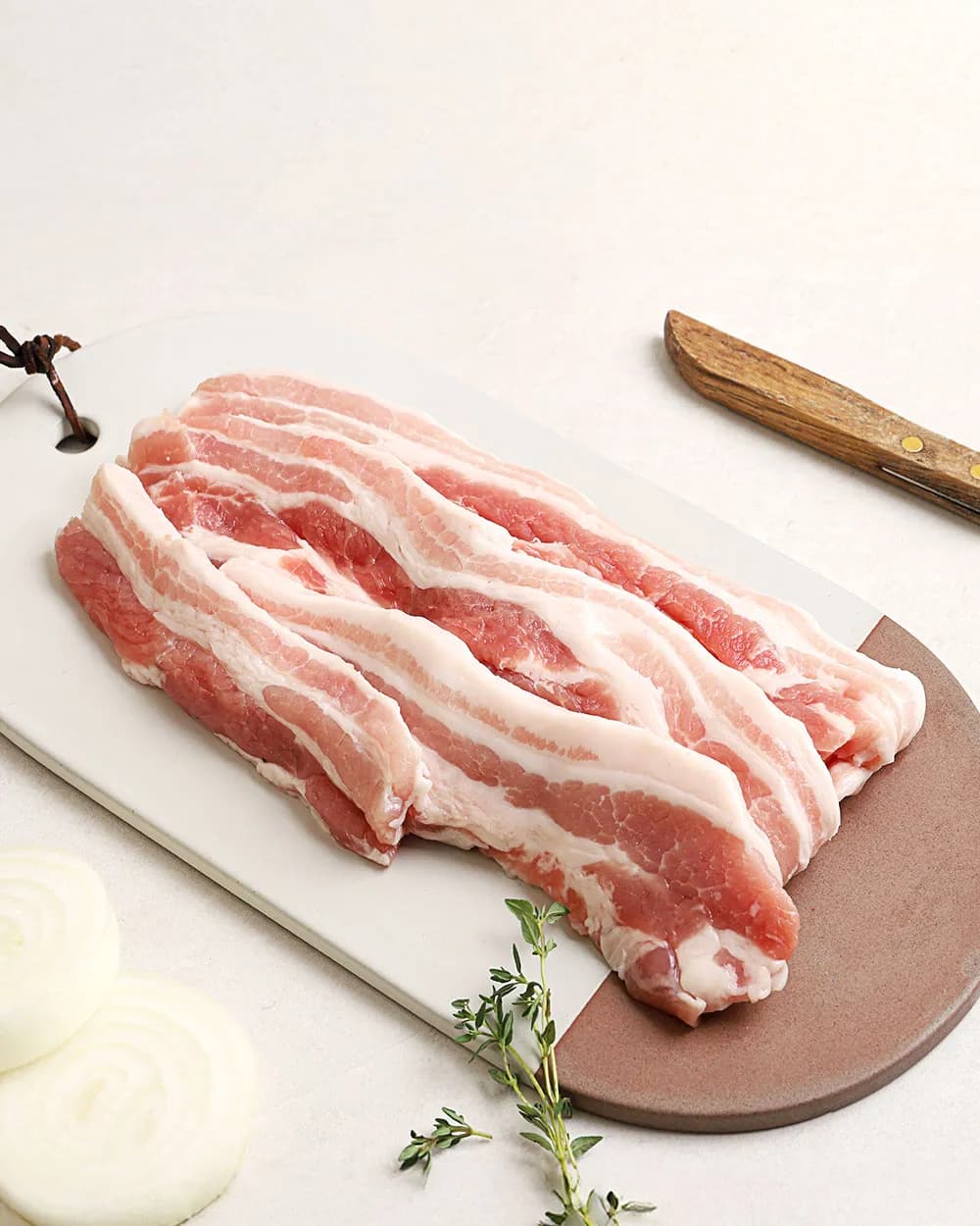 [설성목장] 무항생제 한돈 삼겹살 구이용 400g (냉장)