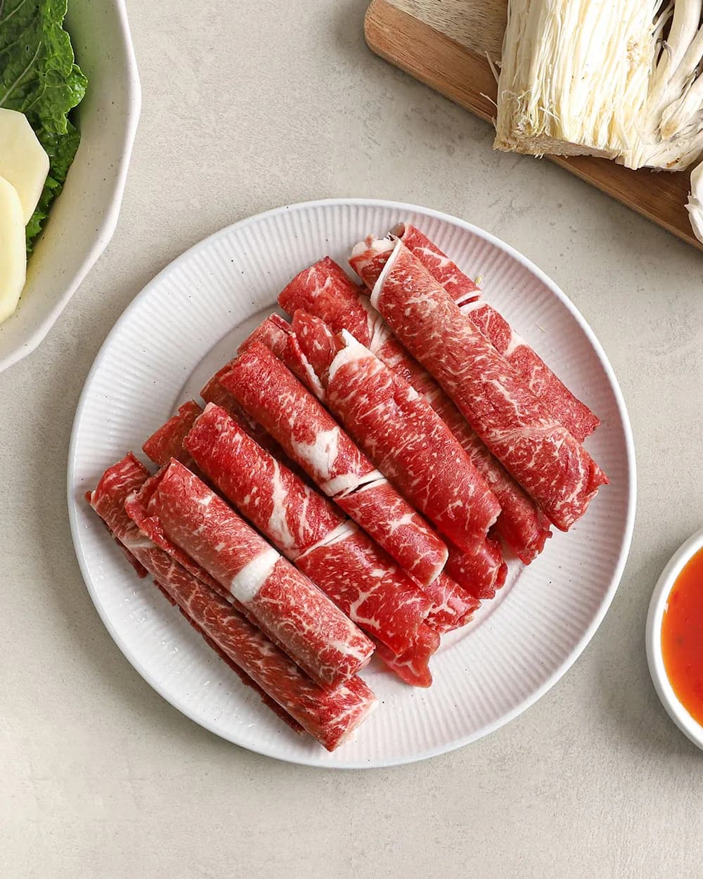 [설성목장] 무항생제 한우 목심 샤브샤브용 300g (냉동)