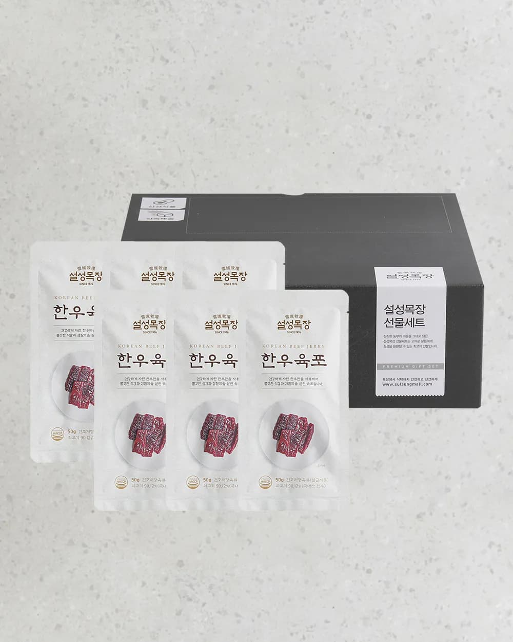 [설성목장] 명품 한우 육포 세트 (6개입)