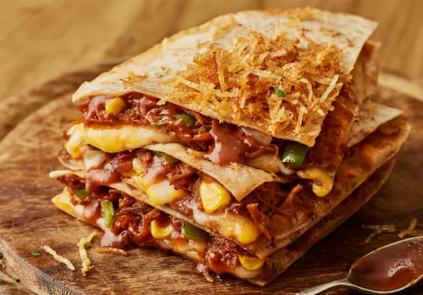 바비큐 풀드포크 퀘사디아 295g