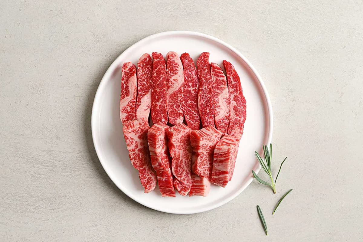 1++ 무항생제 한우 업진살 구이용 200g (냉장)