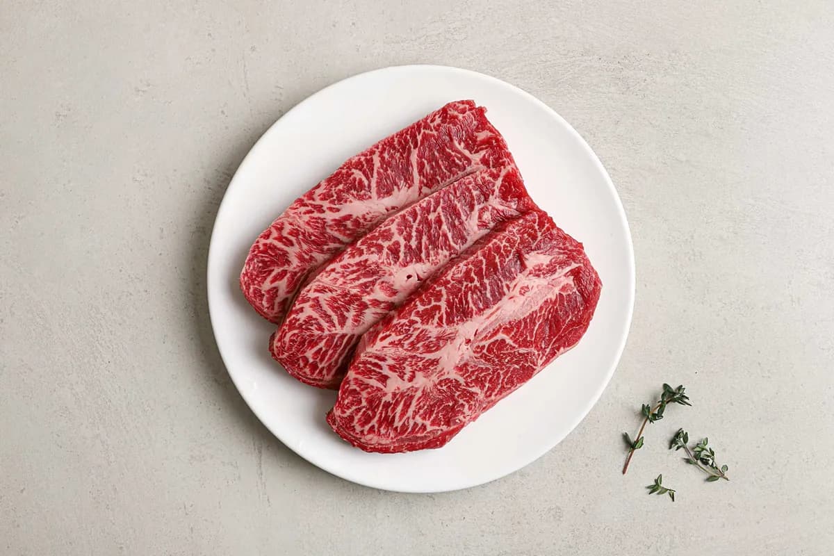 1++ 무항생제 한우 부채살 구이용 200g (냉장)
