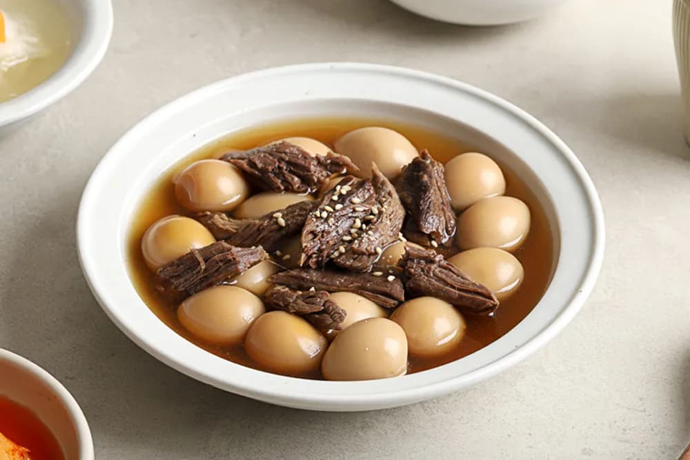 담백하고 연한 맛