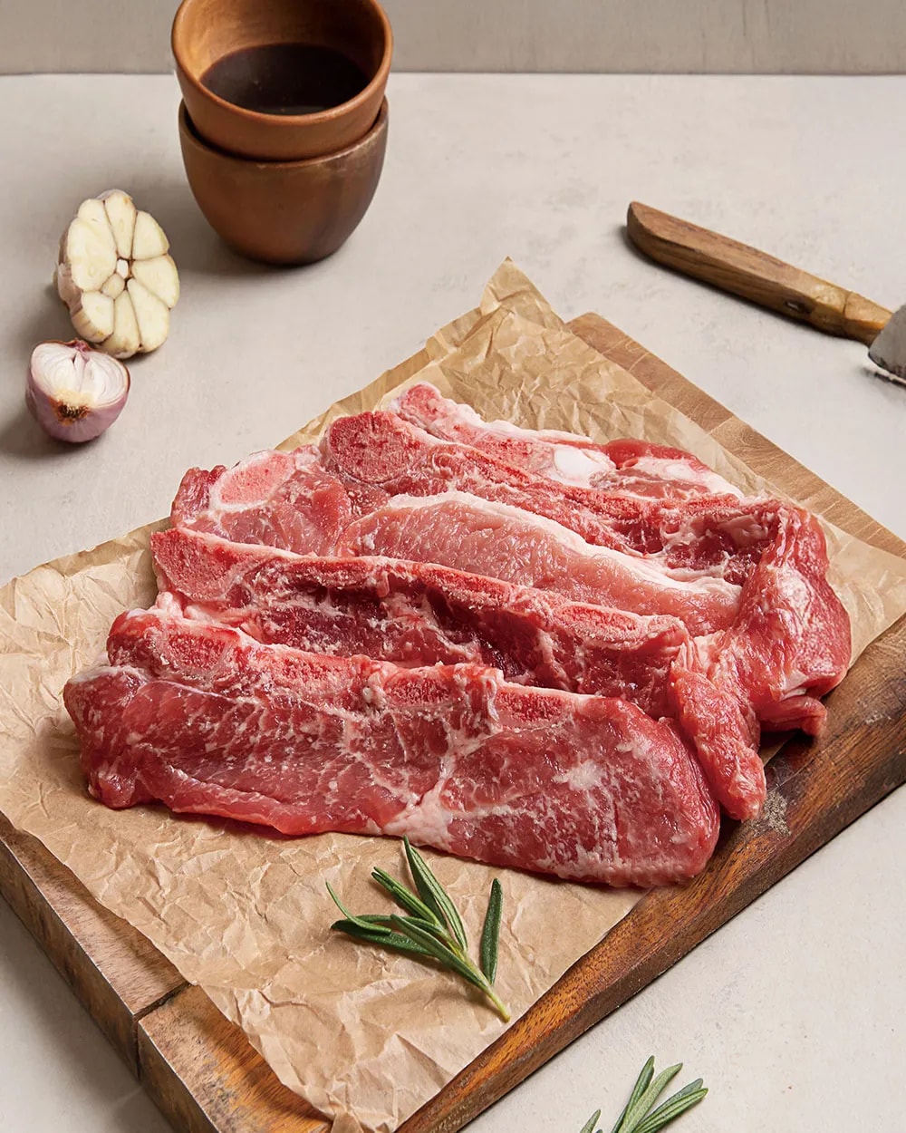 [설성목장] 무항생제 한돈 LA갈비용 500g (냉장)