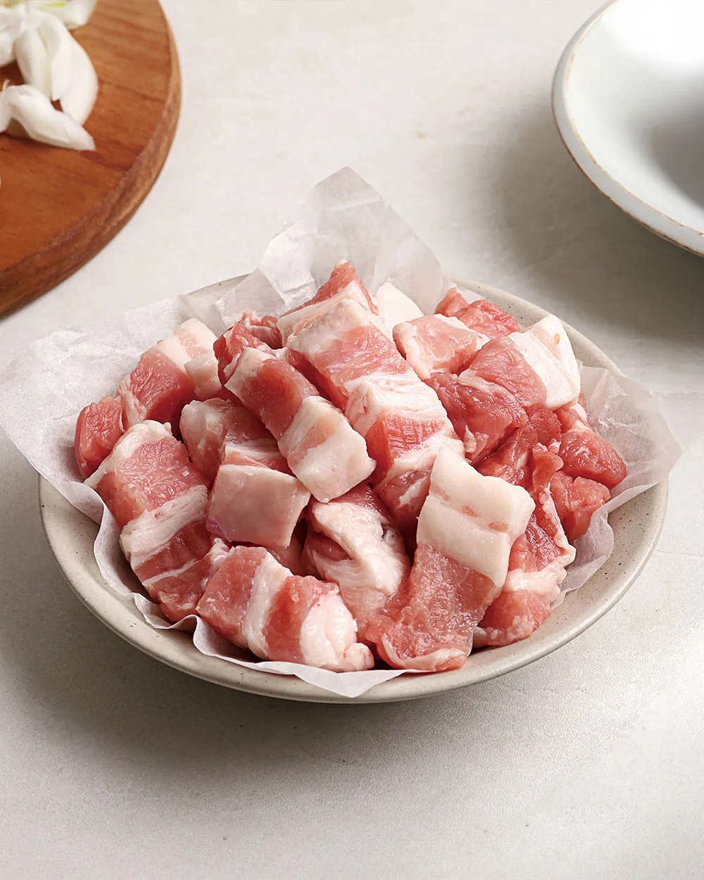 [설성목장] 무항생제 한돈 삼겹살 찌개용 400g (냉장)