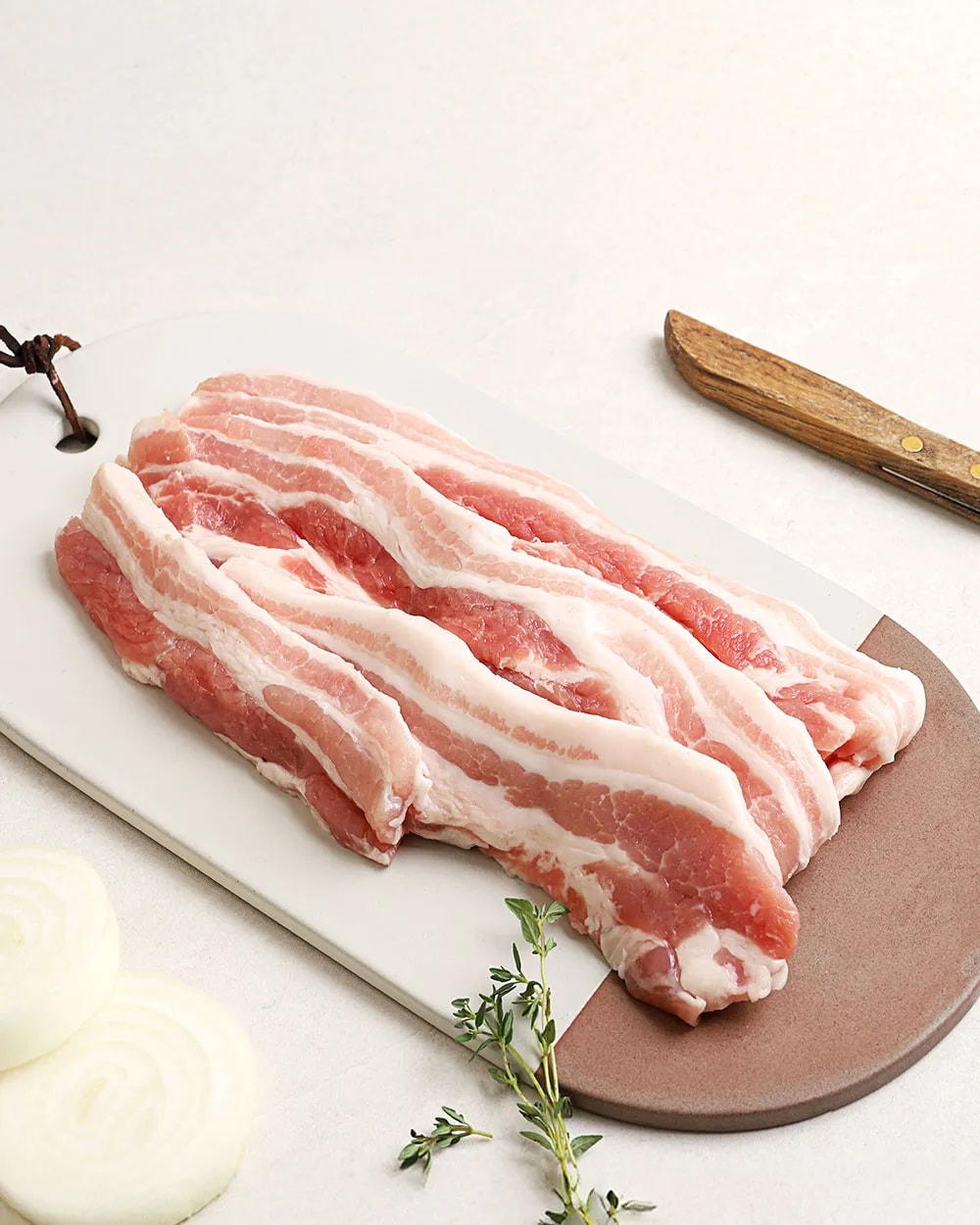 [설성목장] 무항생제 한돈 삼겹살 구이용 400g (냉장)