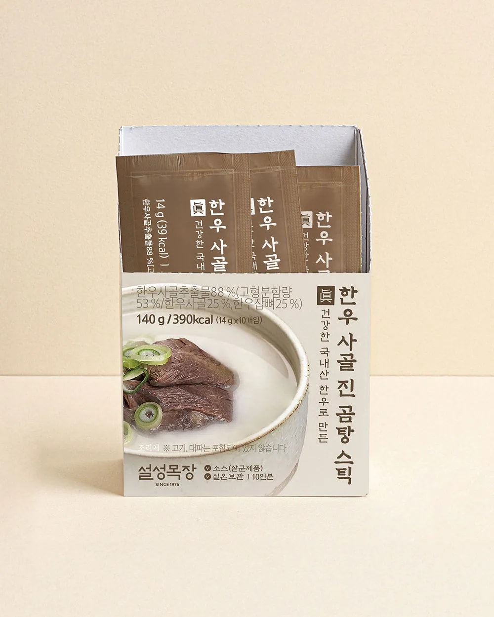 [설성목장] 한우 사골 진 곰탕 스틱 140g (14gx10개입)